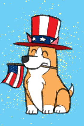 Corgi 4th ecard