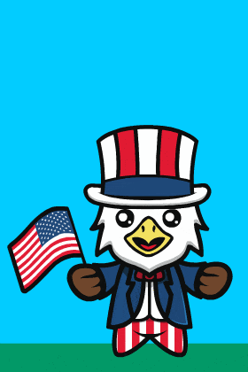 Eagle Flicks Stars ecard
