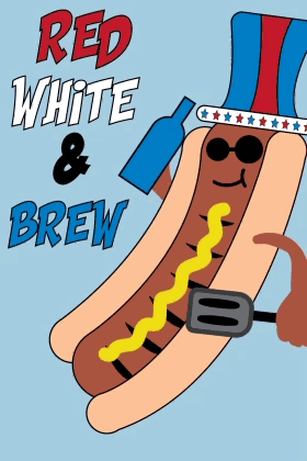 Red White Blue ecard