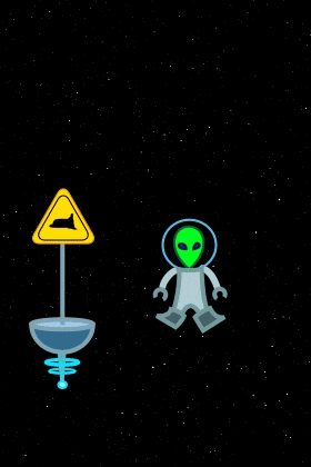Alien Schools Back ecard