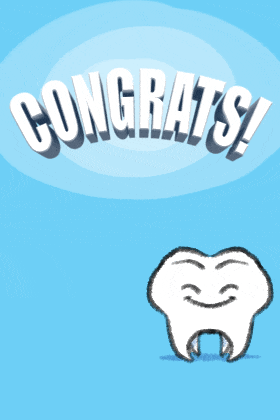 Tooth Congrats ecard