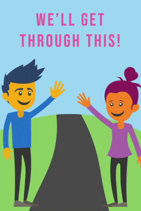 Waving Across Street ecard