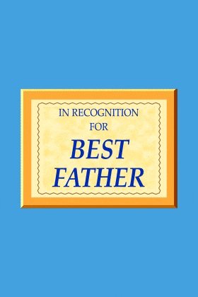 Best Father Certificate ecard