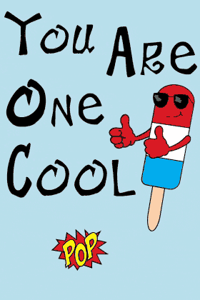 Cool Pop ecard