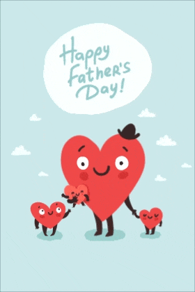 Fathers Day Heart NM SS ecard