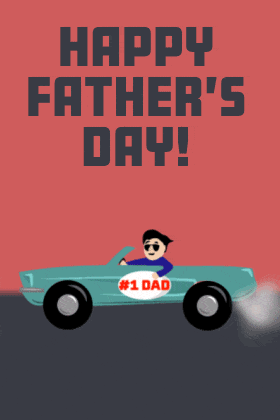 Dad Driving ecard