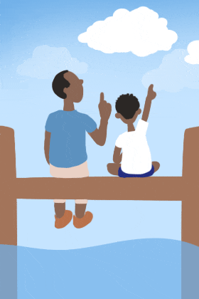 Fathers Day Clouds ecard