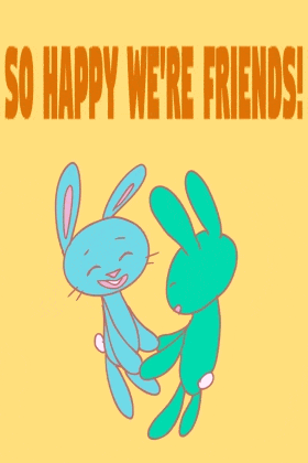 Happy Were Friends ecard