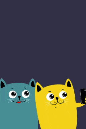 BFF Cats NM SS ecard