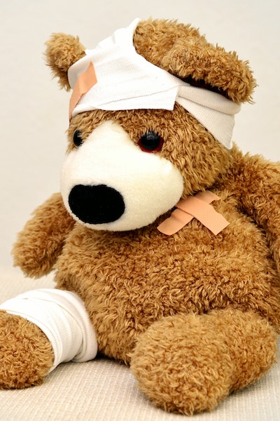 Bandaged Dog ecard