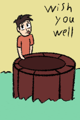 Wishing Well ecard