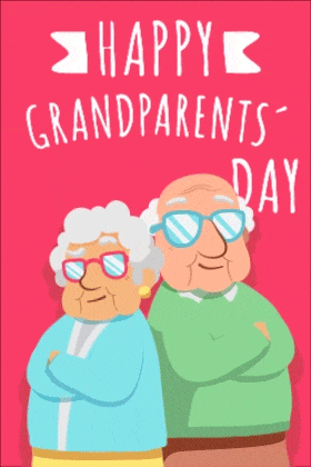 Grandparents Head Bump NM SS ecard