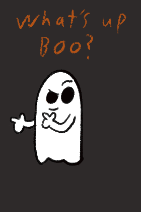 What's Up Boo ecard