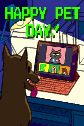 Happy Pet Day Chat ecard