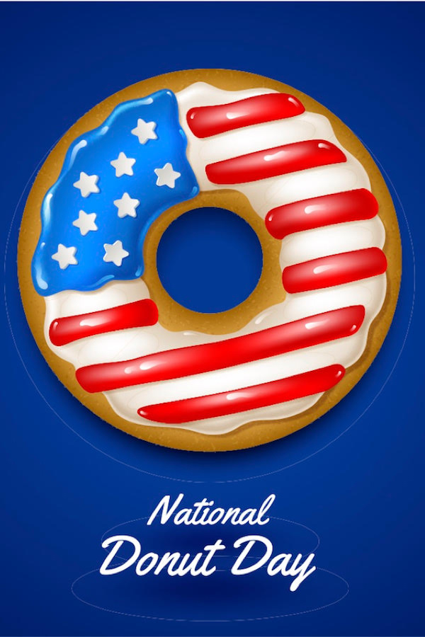Donut Flag MW SS ecard