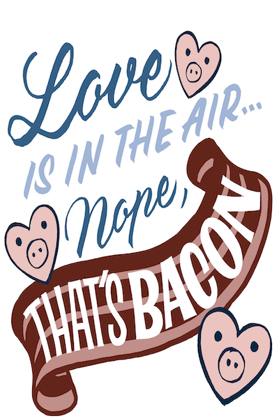 Love in Air Bacon MW FP ecard