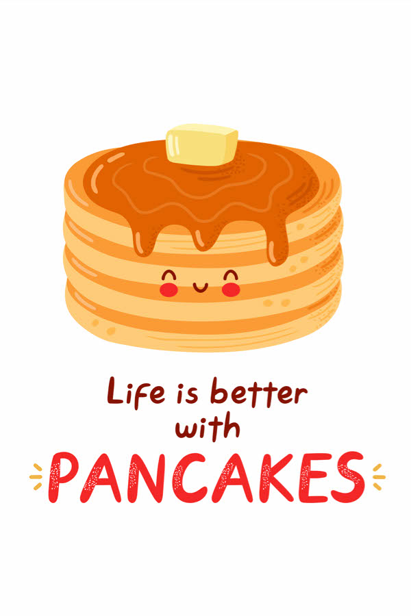 Life Better Pancakes MW ecard