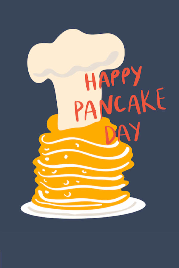 Pancake Hat FP ecard
