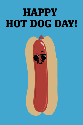 Hot Dog Day Spray ecard