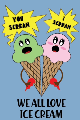 I Scream You Dream ecard