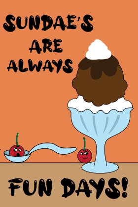 Sundae Fun Day ecard