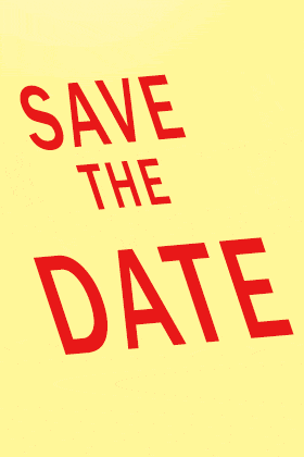 Save The Date Circled ecard