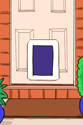 Dog Door Invite ecard
