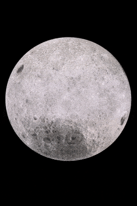 Spinning Moon ecard