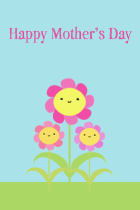 Dancing Mom Day Flowers ecard