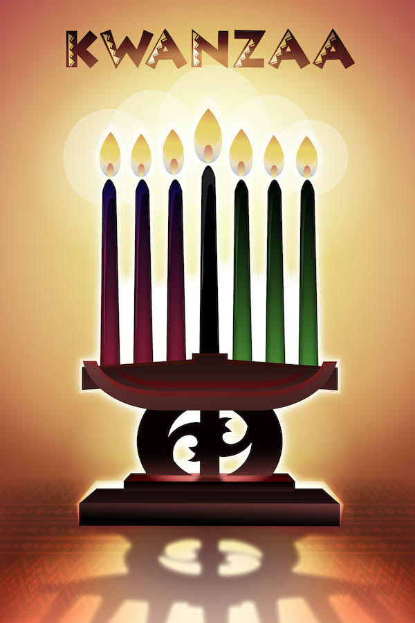 Kwanzaa Lights ecard
