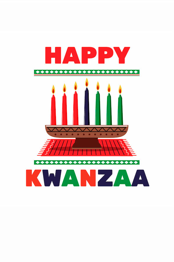 Kwanzaa Candles FP ecard
