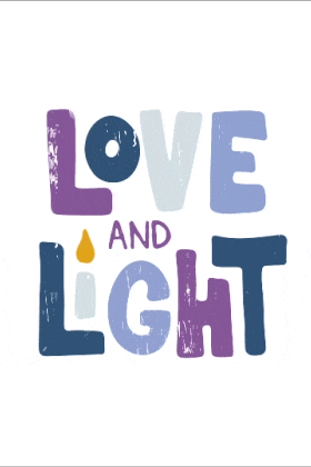 Love and Light NM FP ecard