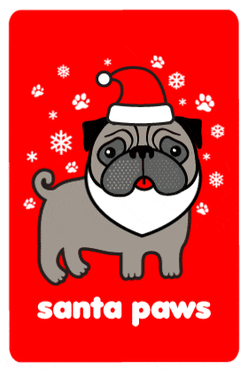 Santa Paws ecard