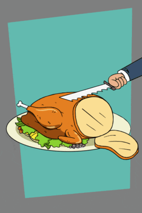 Turkey Carve ecard
