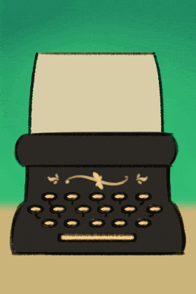 Nice Meeting You Typewriter ecard