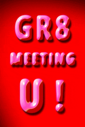 Gr8 Meeting You ecard